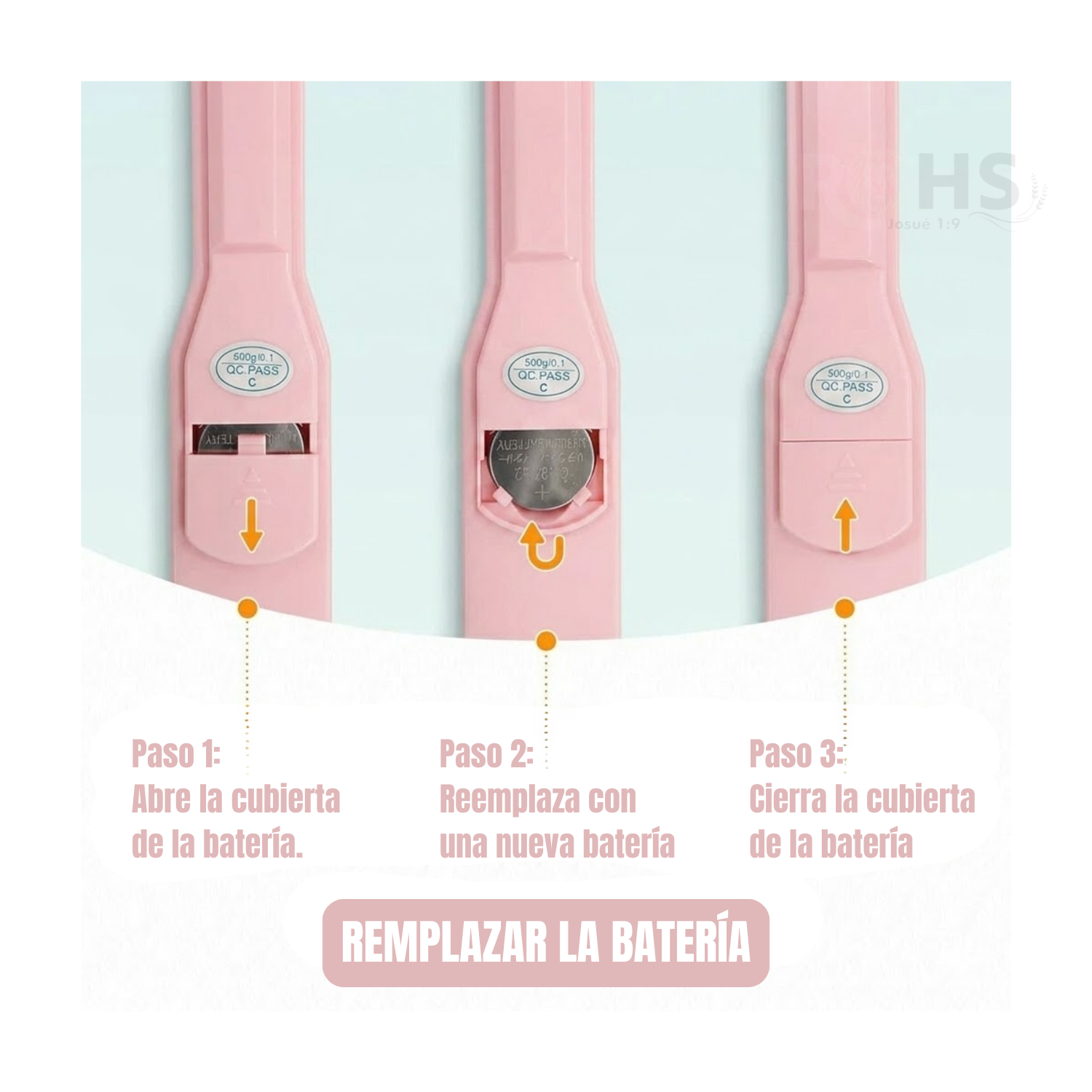 CUCHARA GRAMERA DIGITAL DE PRECISIÓN - COLOR ROSADO - 2