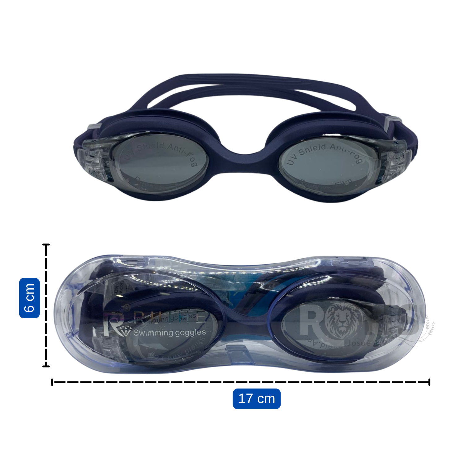 PACK GORRO Y LENTES DE PISCINA UNISEX AJUSTABLE - 3