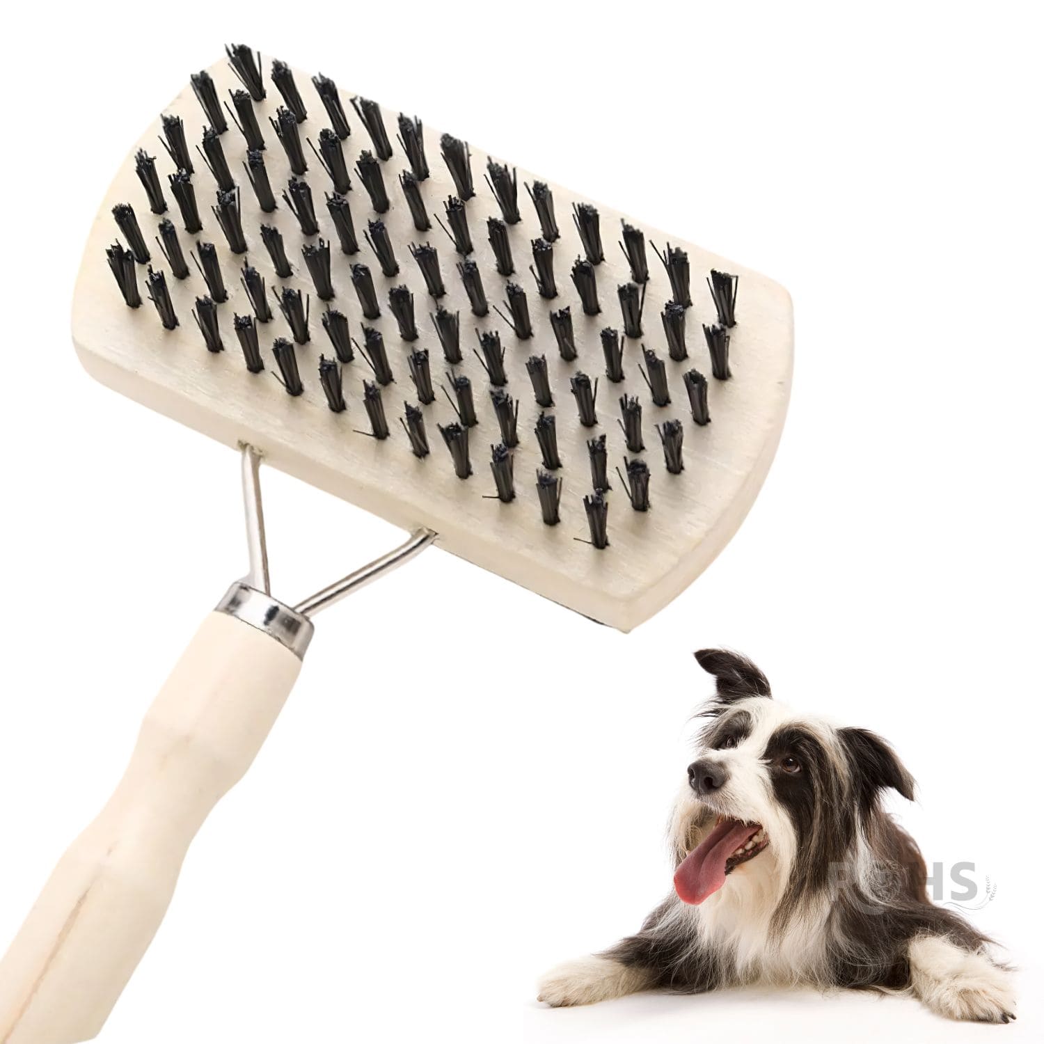 CEPILLO 2 EN 1 PARA PERROS Y GATOS PARA RETIRAR PELO SUELTO Y DESENREDAR PELAJE - 4