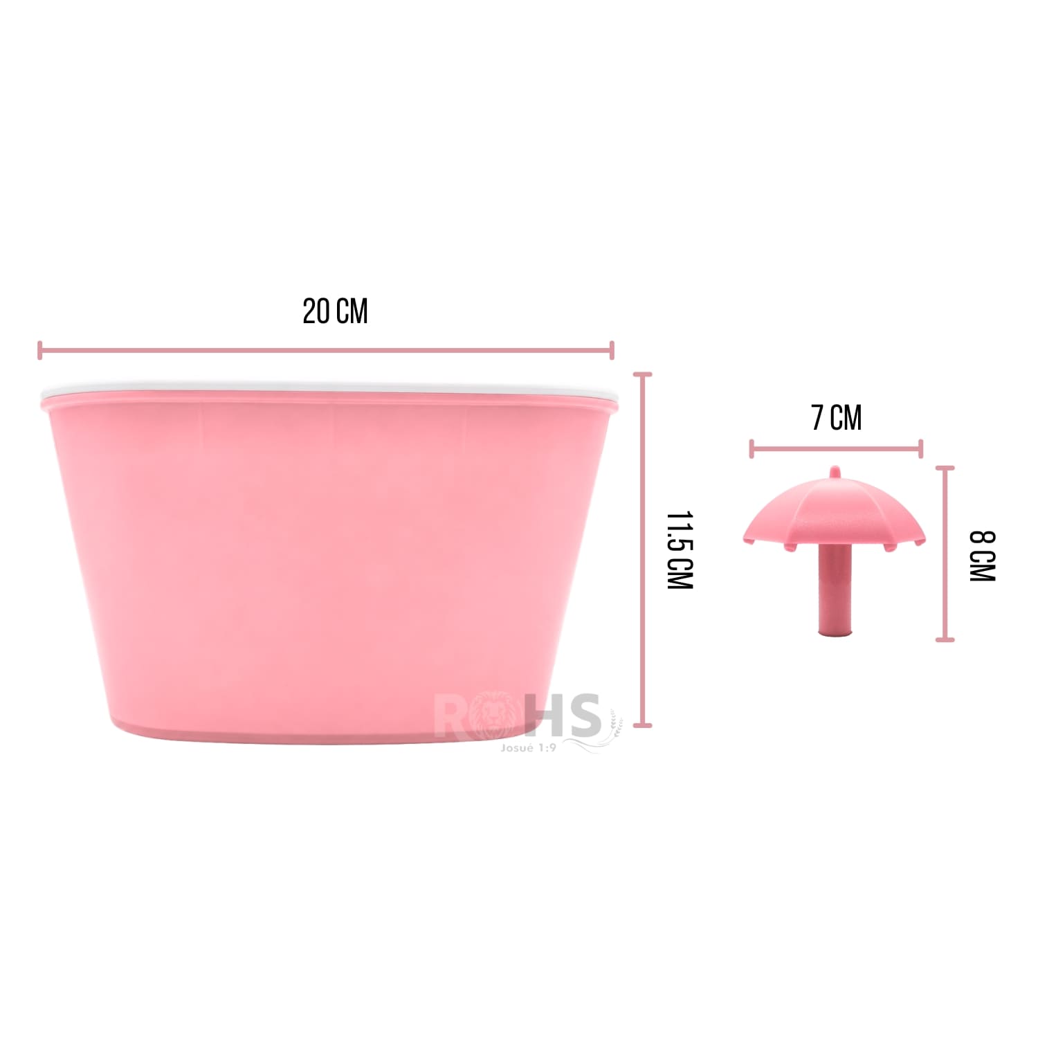 BEBEDERO DISPENSADOR DE AGUA PARA PERROS Y GATOS COLOR ROSA - 4