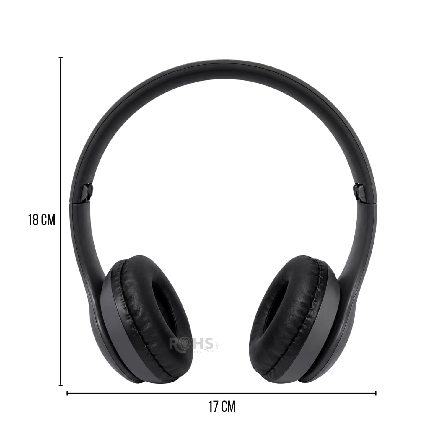 AUDÍFONOS BLUETOOTH P47 PLEGABLES RECARGABLES COLOR NEGRO CON MICRÓFONO INTEGRADO - 3