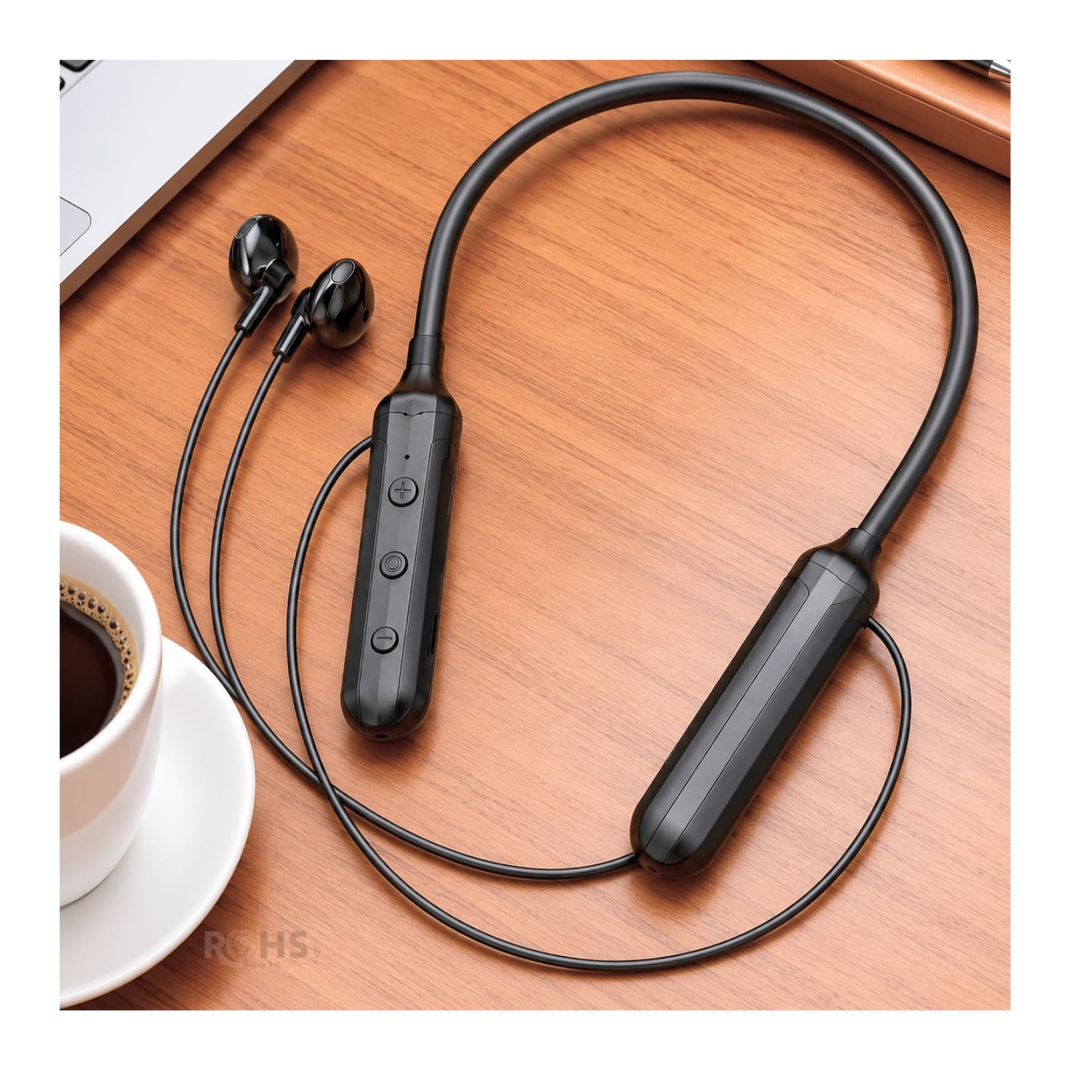 AUDÍFONOS BLUETOOTH DEPORTIVOS TIPO COLLAR Y BATERÍA RECARGABLE - 3