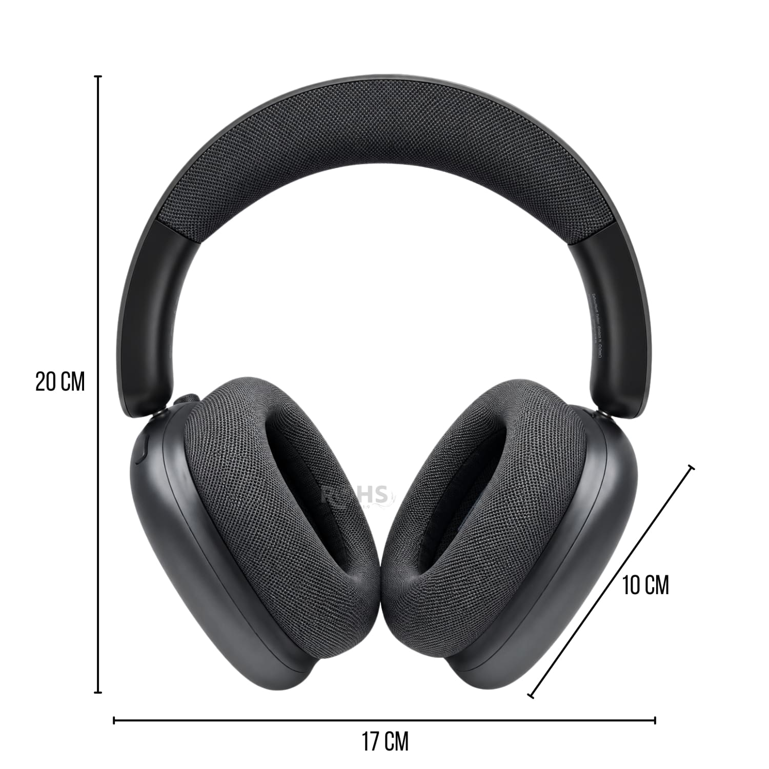 AUDÍFONOS BLUETOOTH KIMISO K601 COLOR NEGRO CON REDUCCIÓN DE RUIDO Y BLUETOOTH 5.4 - 4