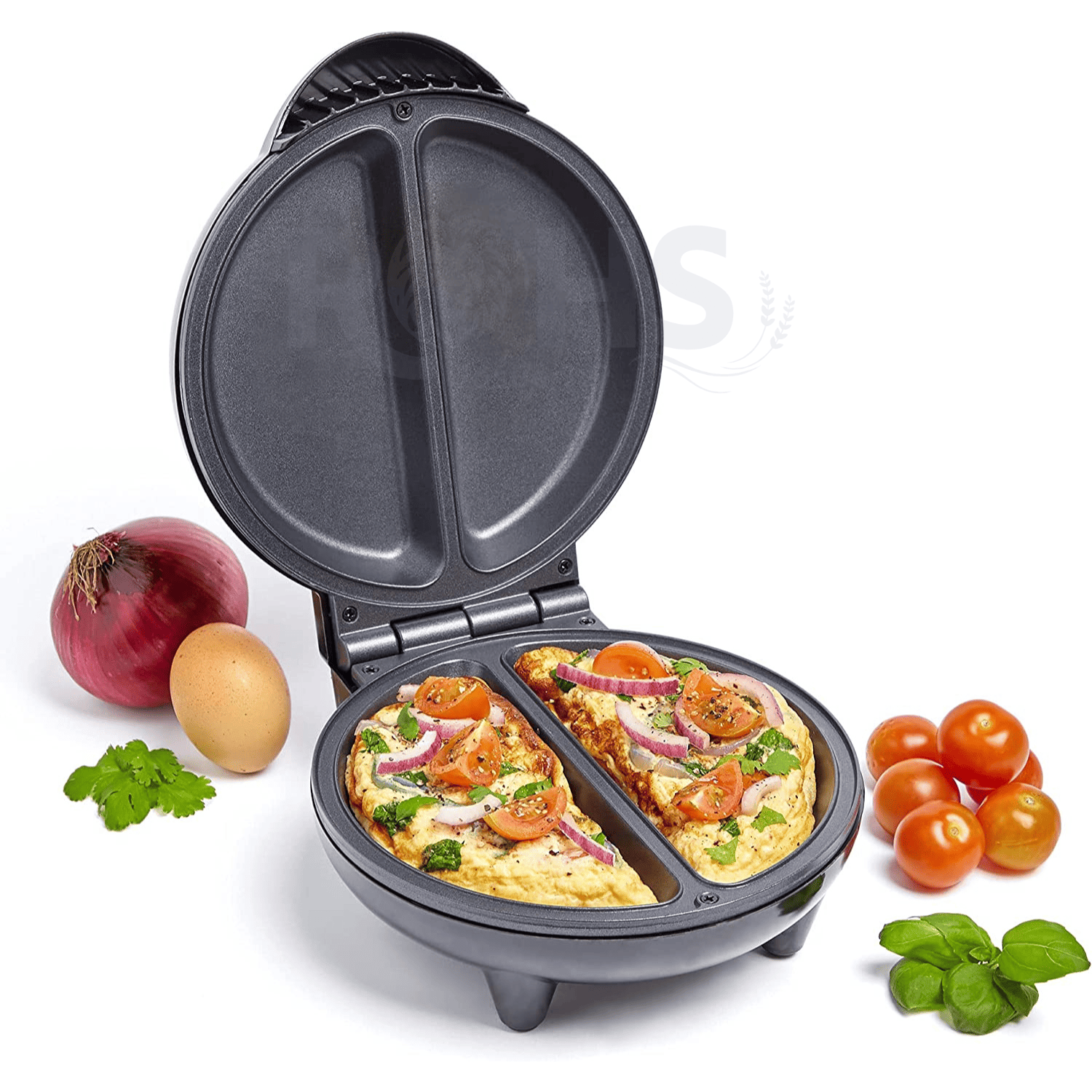 MÁQUINA PARA OMELETTE RAF R.512 ANTIADHERENTE 850W CON DOBLE CÁMARA DE COCCIÓN - 3