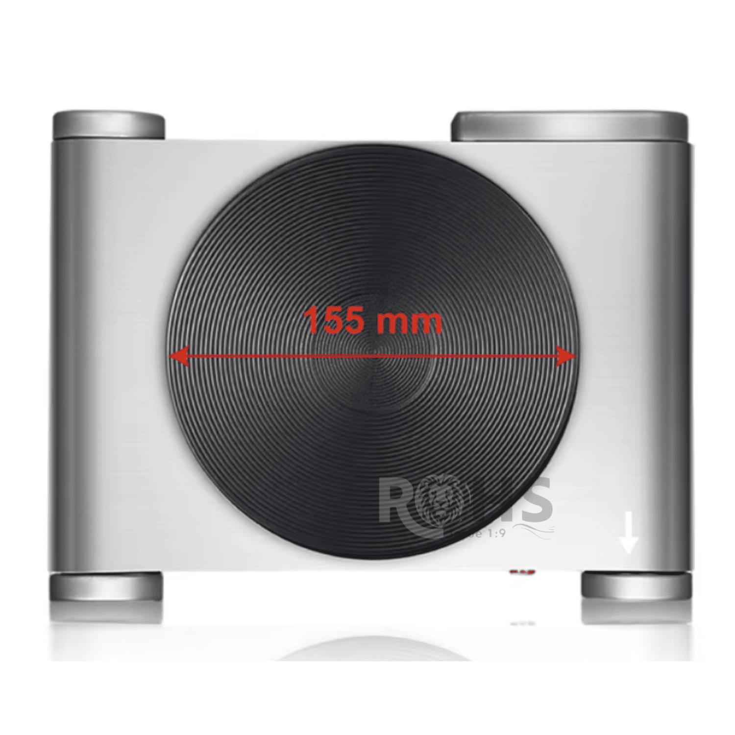 ESTUFA ELÉCTRICA INDIVIDUAL RAF R.8071 1000W COMPACTA CON PROTECCIÓN CONTRA SOBRECALENTAMIENTO - 6