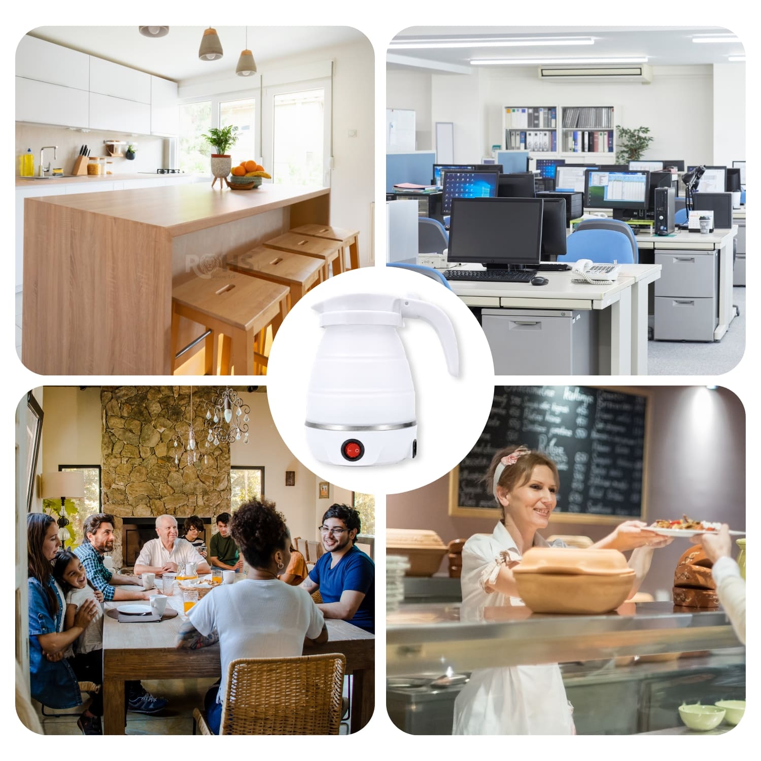 HERVIDOR ELÉCTRICO PLEGABLE DE SILICONA CON DISEÑO PORTÁTIL - 3