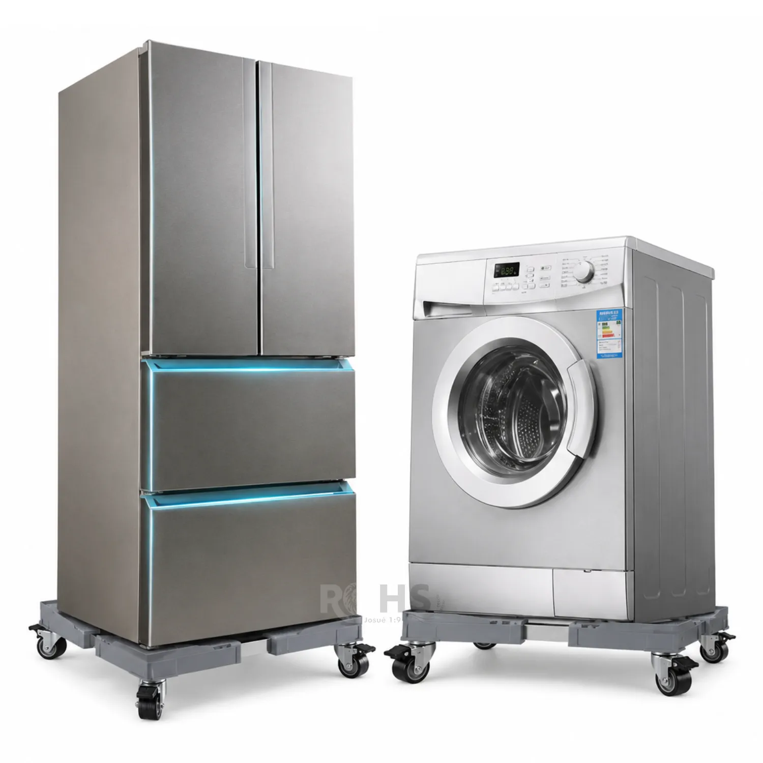 BASE MÓVIL PREMIUM CON RUEDAS PARA LAVADORA, REFRIGERADOR Y ELECTRODOMÉSTICOS AJUSTABLE - 2