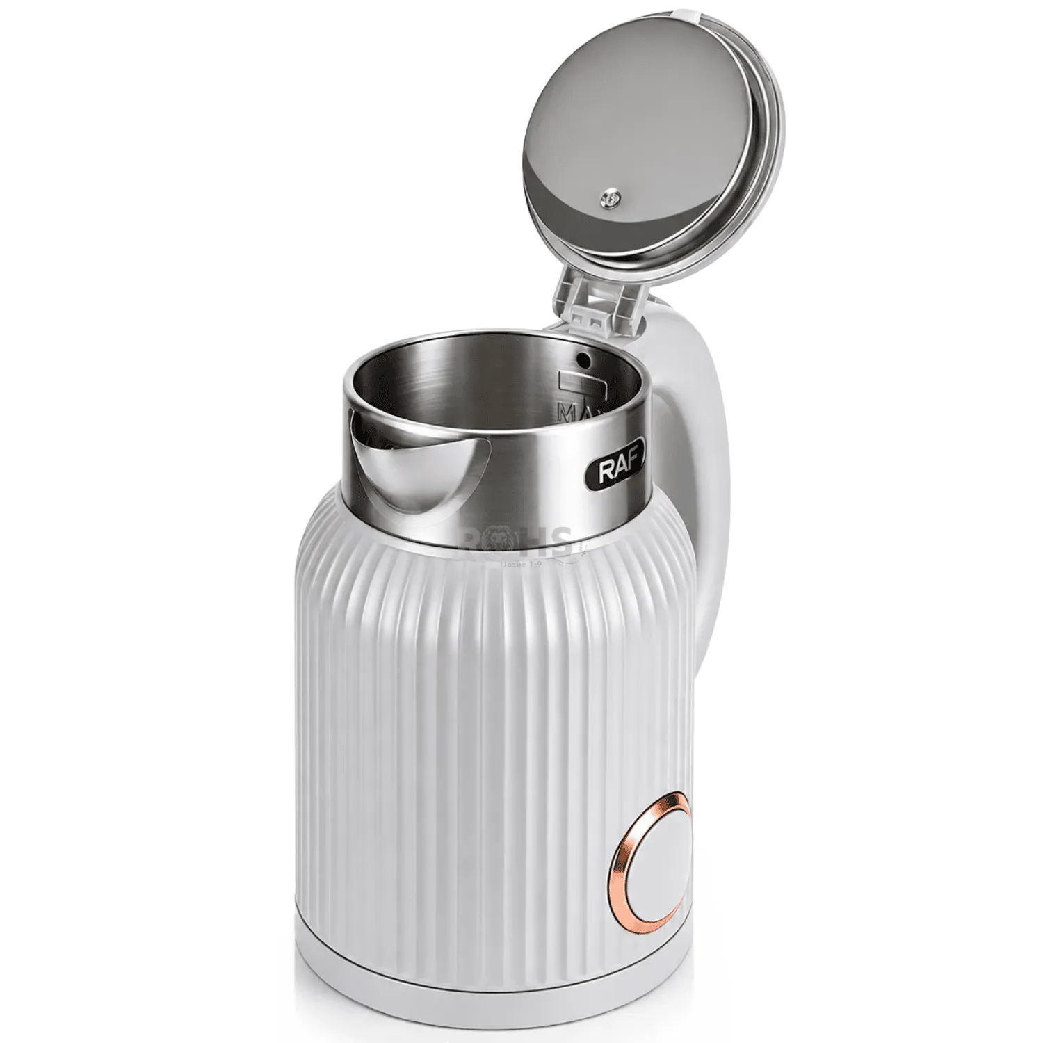 JARRA HERVIDORA ELÉCTRICA RAF R.7984 1500W 1.5 LITROS HERVIDO RÁPIDO CON INDICADOR LUMINOSO BLANCA - 8