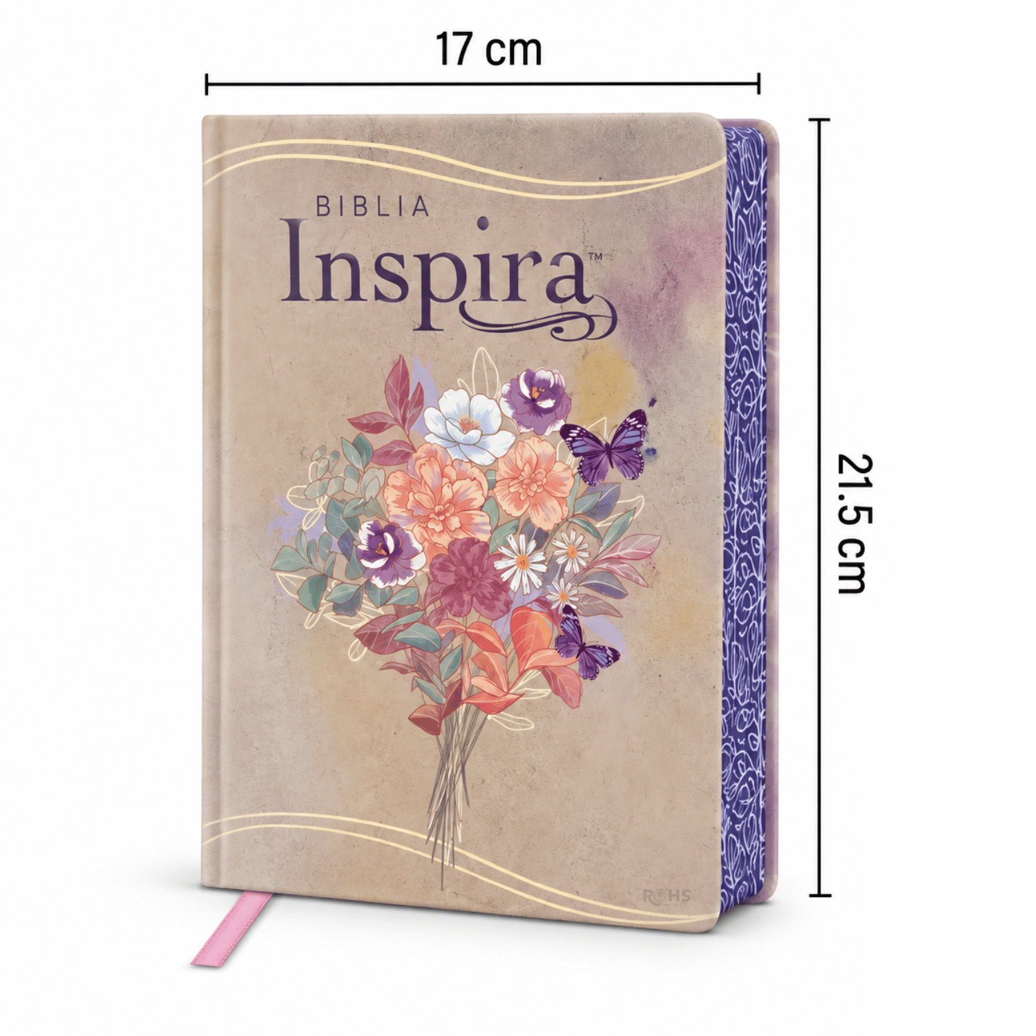 BIBLIA INSPIRA NTV CON FILAMENT - EDICIÓN ACUARELA ROSA PARA COLOREAR, LECTURA, ESTUDIO Y DEVOCIONAL - 4