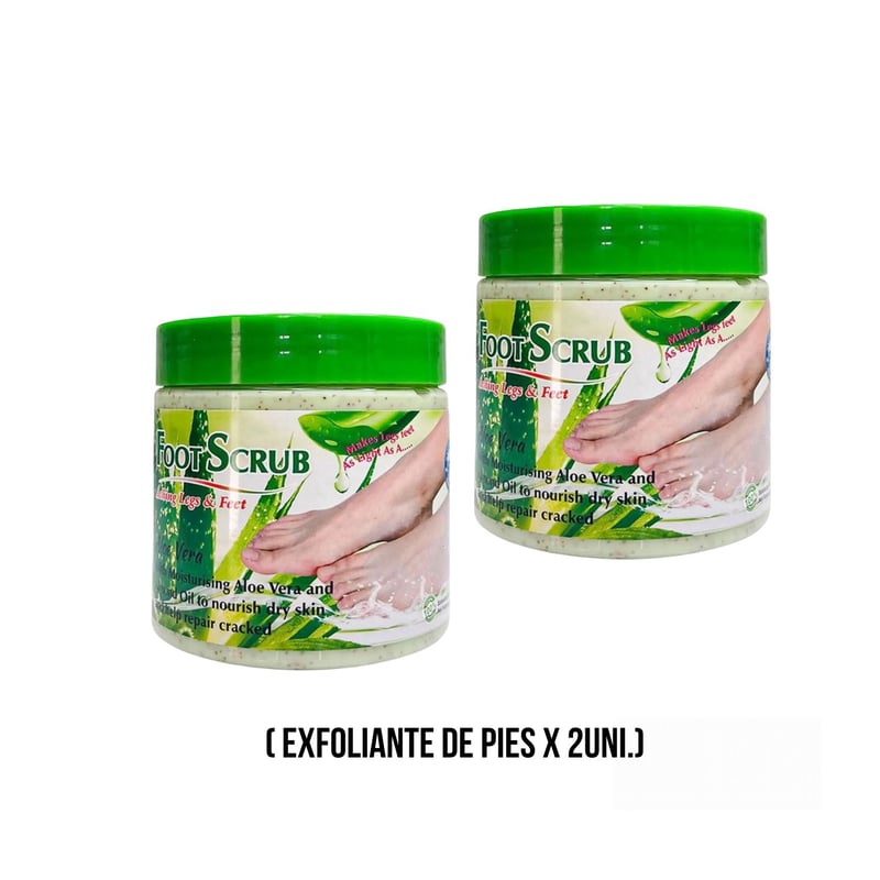 EXFOLIANTE PIES WOKALI DE ALORE VERA X 2 UNIDADES - 1