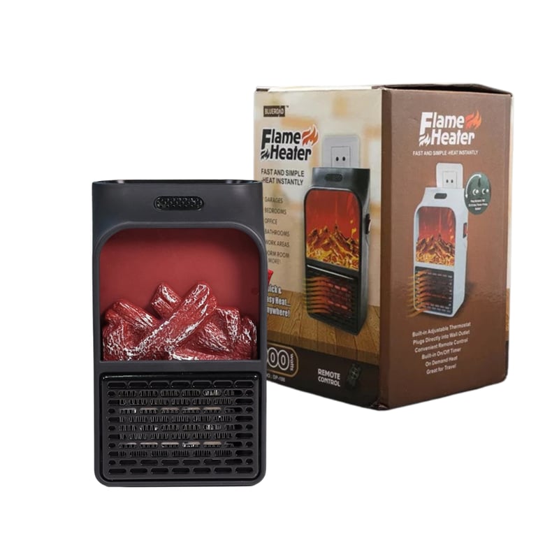 ESTUFA ELÉCTRICO 3D FLAME HEATER 900 WATTS - 5