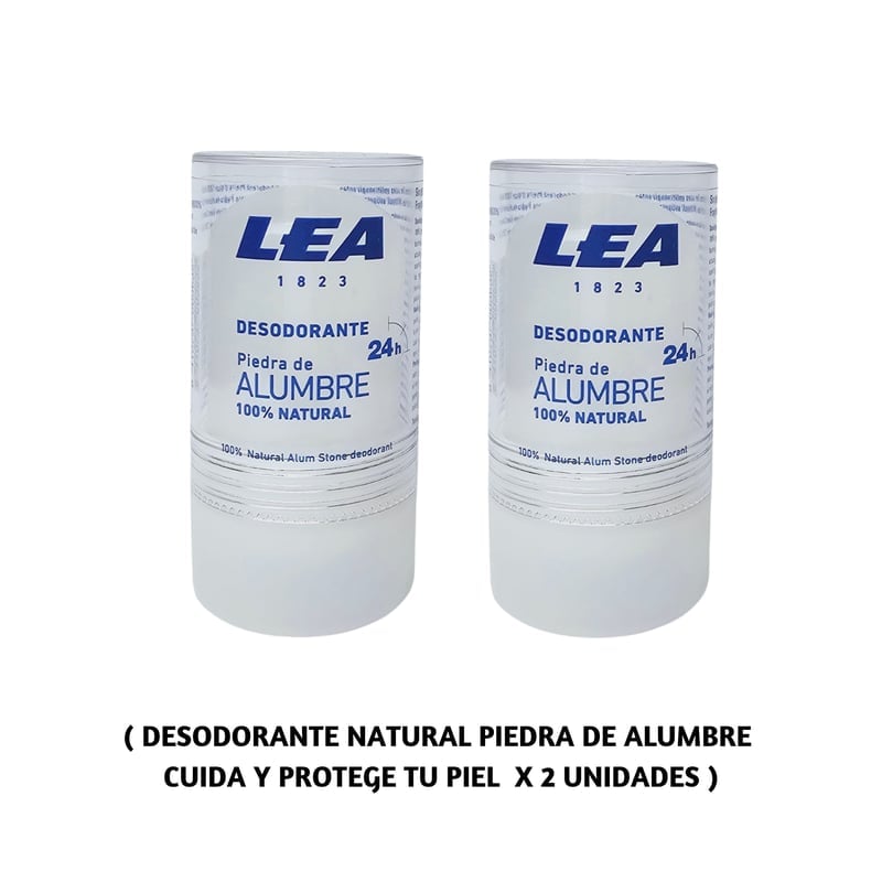 DESODORANTE BARRA OEM PIEDRA DE ALUMBRE 2 UNIDADES NATURAL - 1