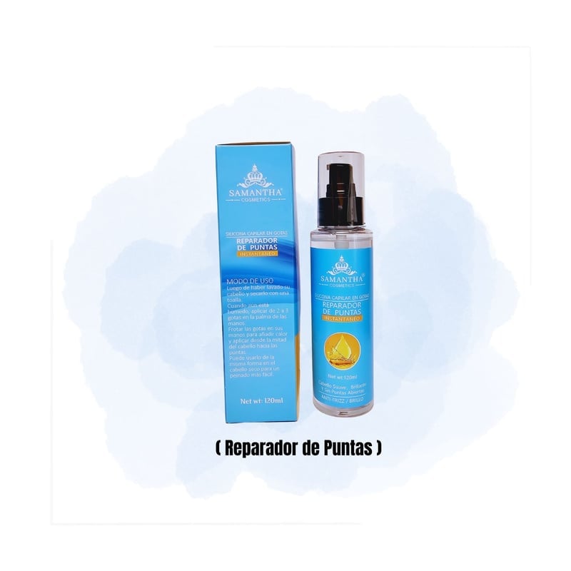 SILICONA CAPILAR OEM 120ML EN GOTAS REPARADOR PUNTAS INSTANTÁNEO - 1