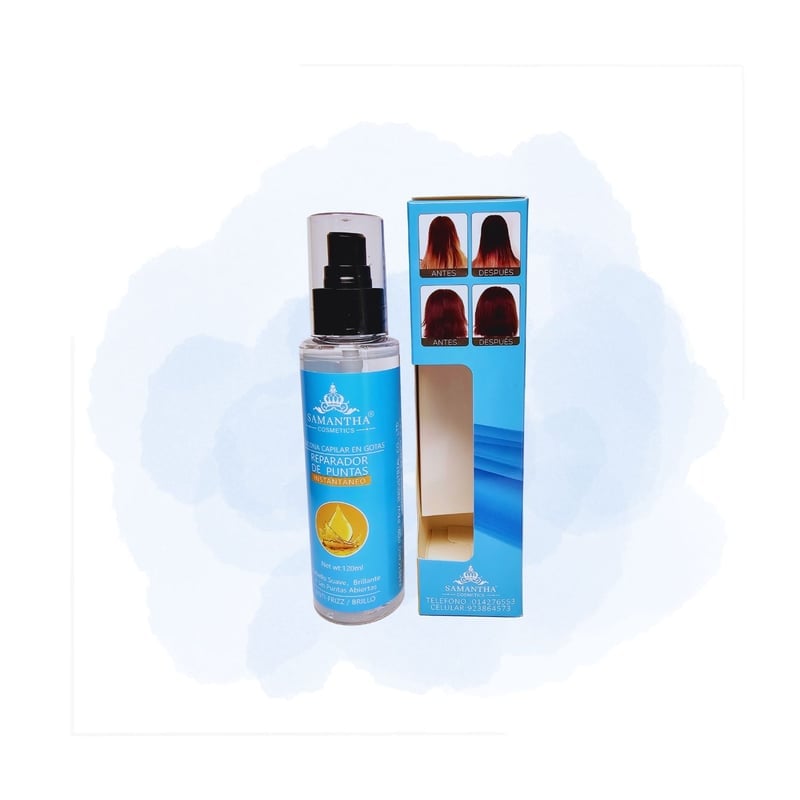 SILICONA CAPILAR OEM 120ML EN GOTAS REPARADOR PUNTAS INSTANTÁNEO - 4