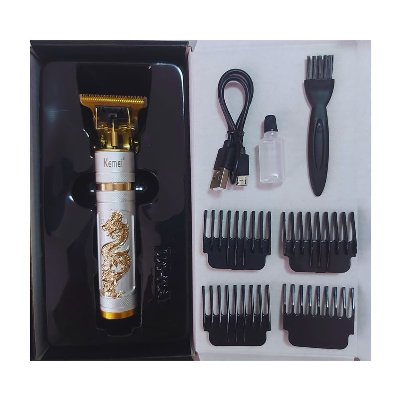 MÁQUINA TRIMMER KEMEI CORTADOR DE PELO Y BARBA - 6