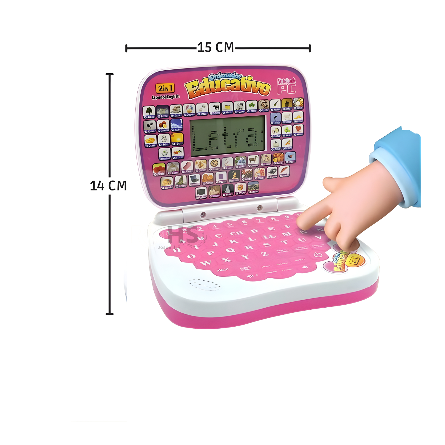 MINI LAPTOP EDUCATIVA BILINGÜE ESPAÑOL - INGLÉS PARA NIÑAS - 2