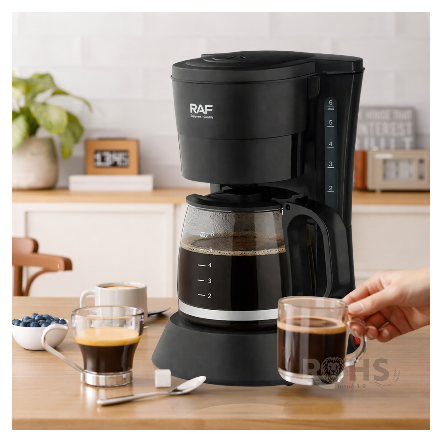 CAFETERA ELÉCTRICA MODELO RAF R100 - 5