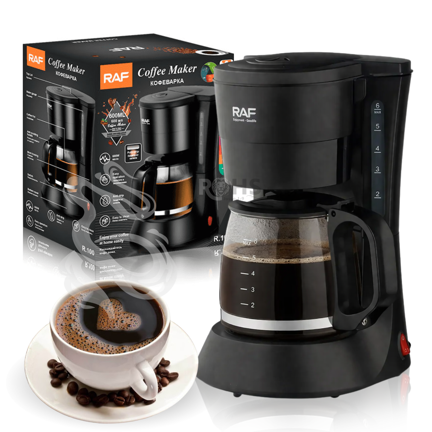CAFETERA ELÉCTRICA RAF R100 DISFRUTA TU CAFÉ AL INSTANTE - 3
