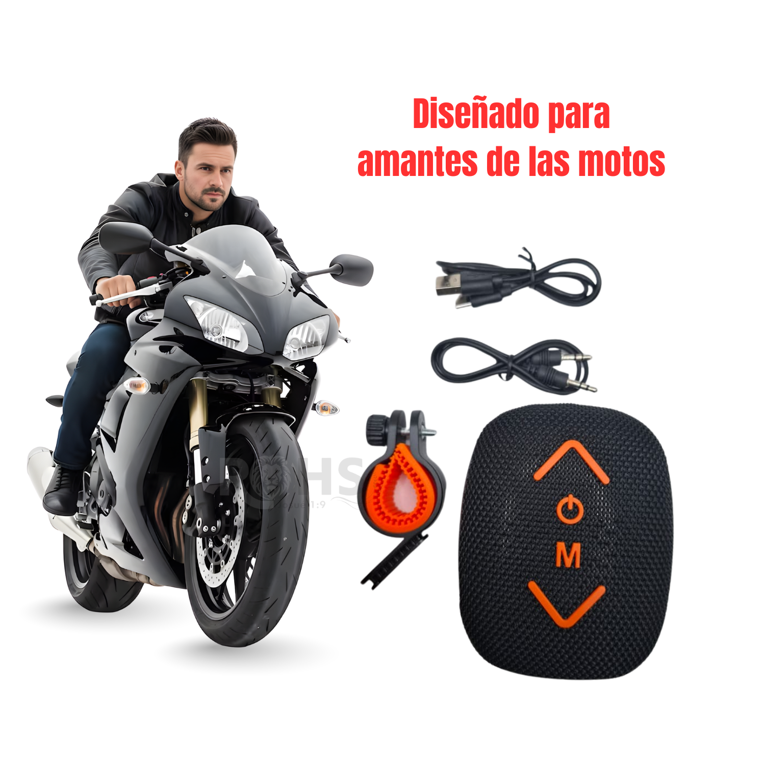 PARLANTE PARA BICICLETA Y MOTO KMS-299 - 2