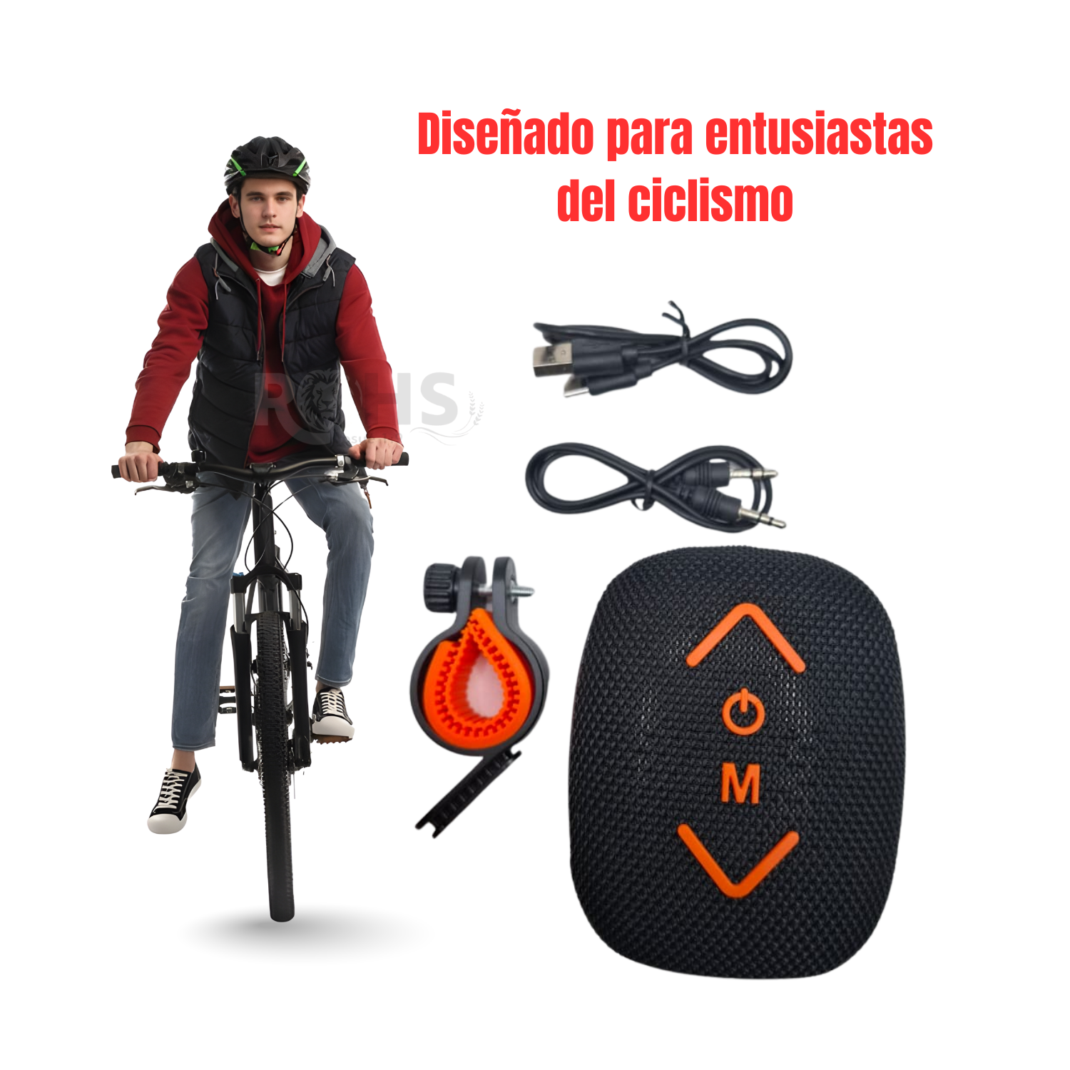 PARLANTE PARA BICICLETA Y MOTO KMS-299 - 4