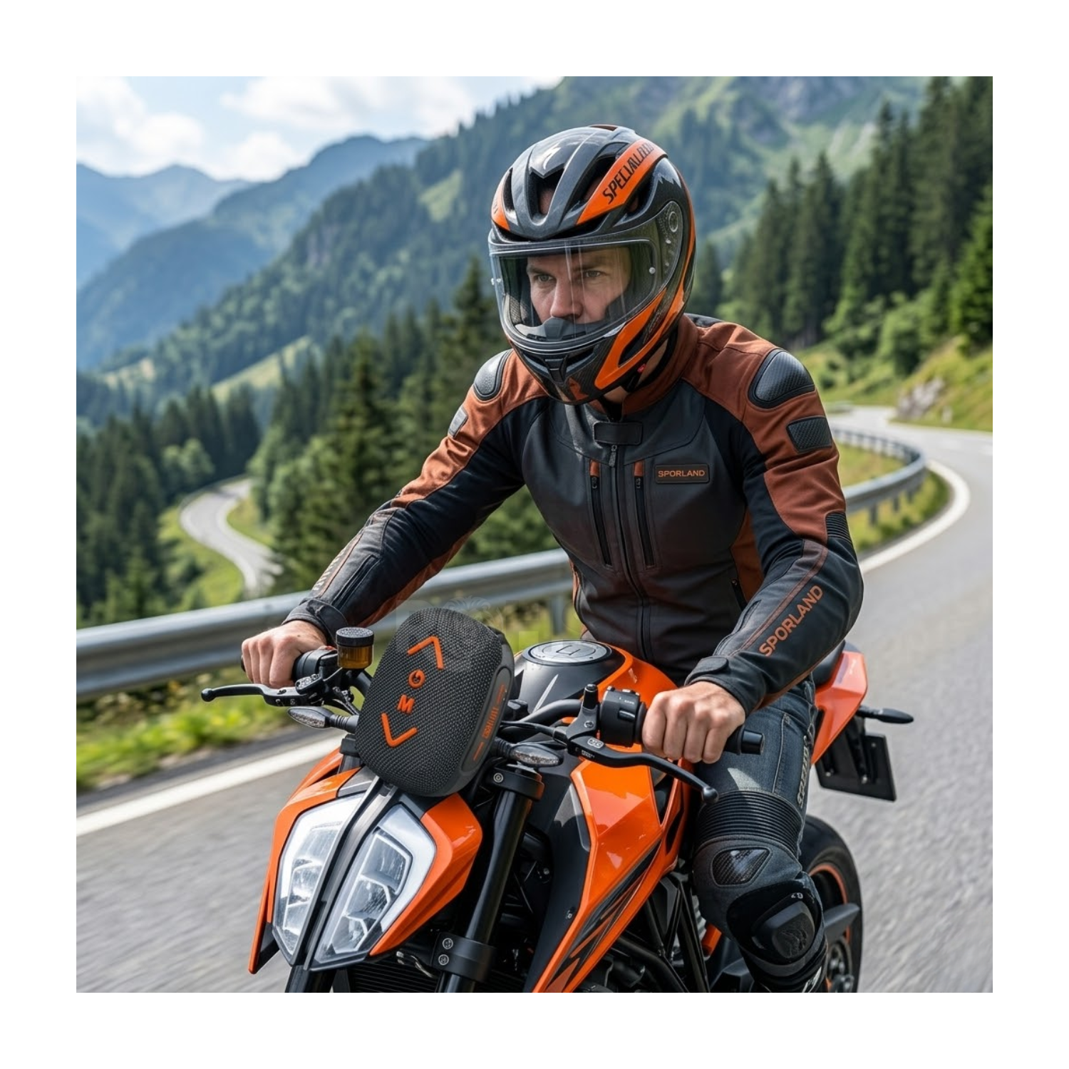 PARLANTE PARA BICICLETA Y MOTO KMS-299 - 5