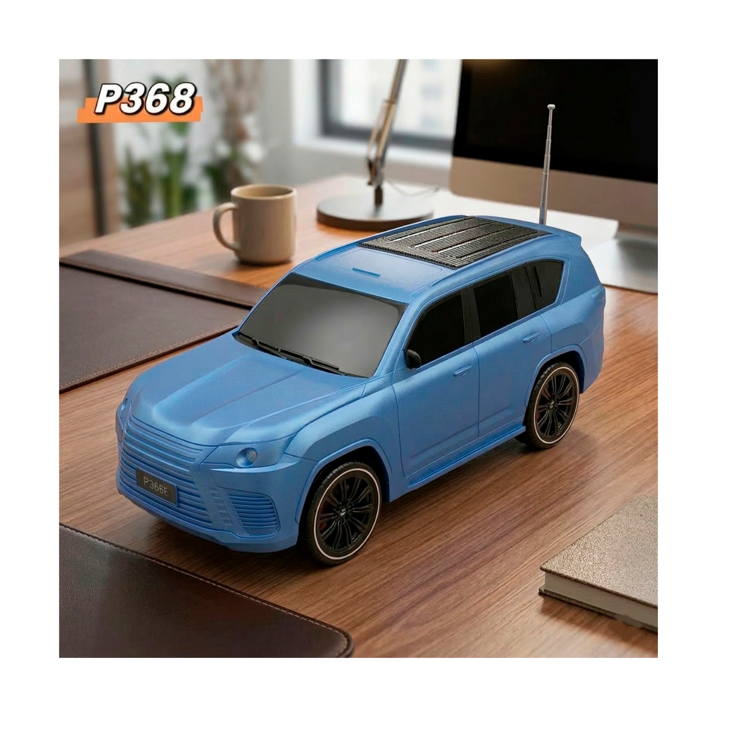 PARLANTE PORTÁTIL INALÁMBRICO J-IPOK MODELO P368 COLOR AZUL - 5