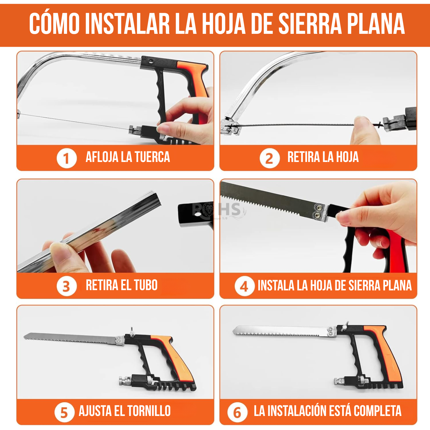 MINI SIERRA MULTIFUNCIONAL MANUAL CON SEGUETA Y HOJAS INTERCAMBIABLES - 6