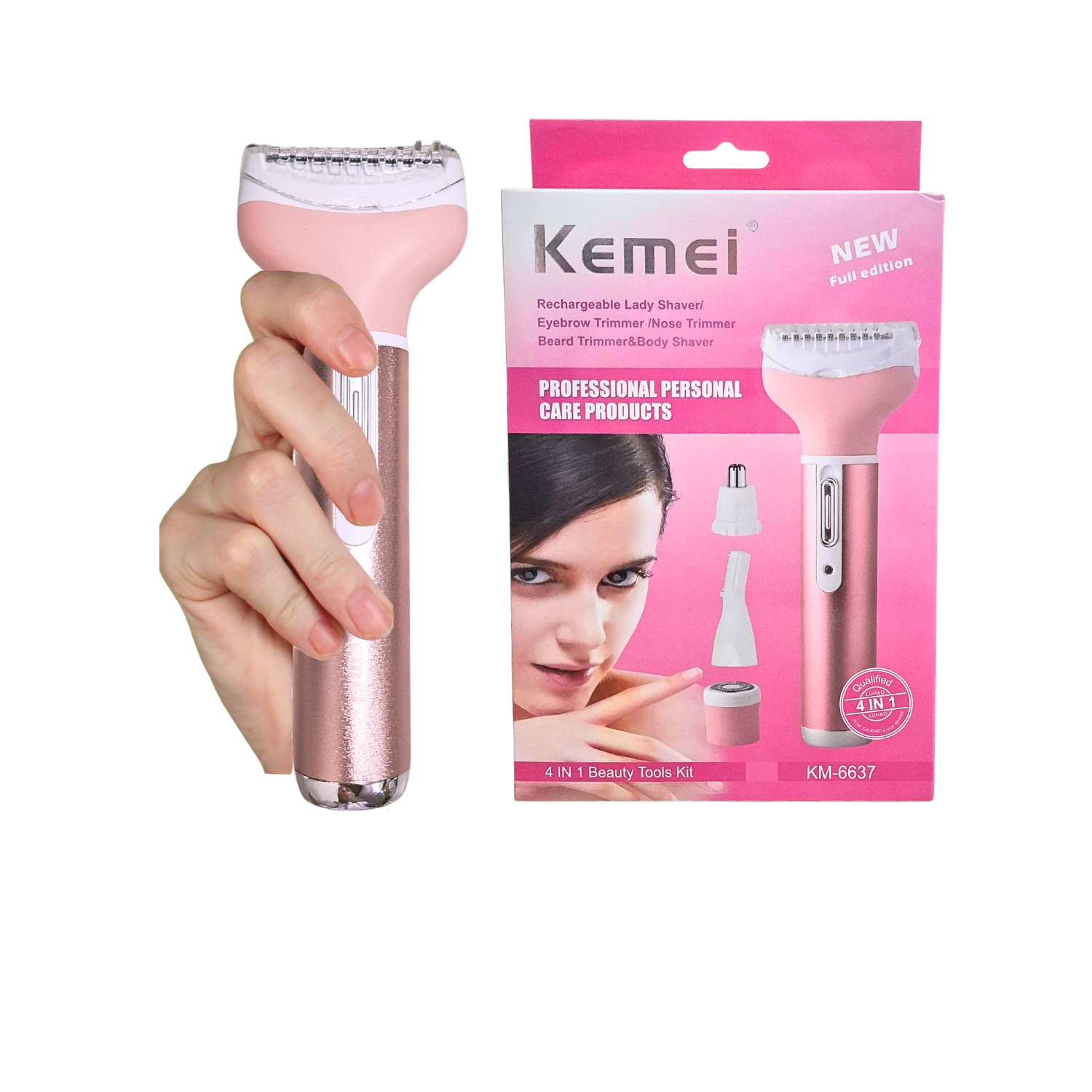 DEPILADORA KEMEI 4 EN 1 PARA MUJER - 6