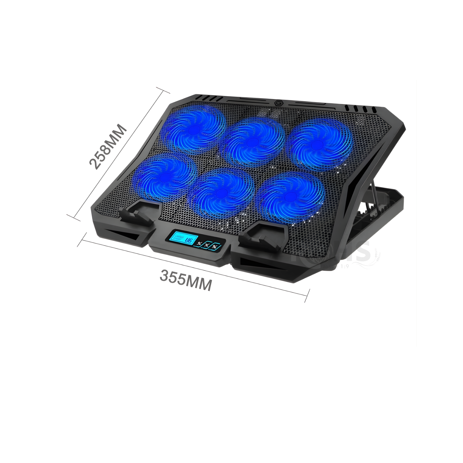 SOPORTE DE LAPTOP CON 6 VENTILADORES X6A : ELEVA TU COMODIDAD Y PRODUCTIVIDAD - 5