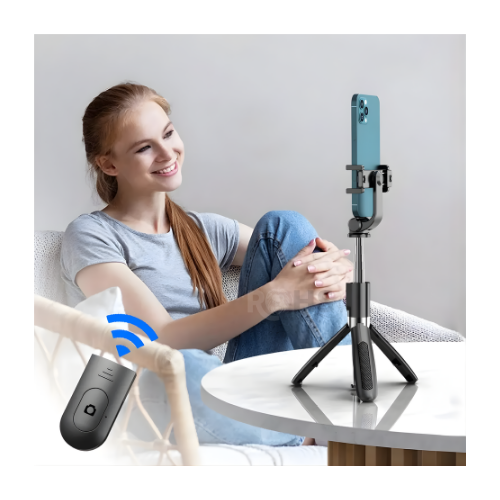 PACK 2 SELFIE STICK TRÍPODE 3 EN 1 XT-02 CON CONTROL REMOTO BLUETOOTH SOPORTE AJUSTABLE PORTÁTIL - 3