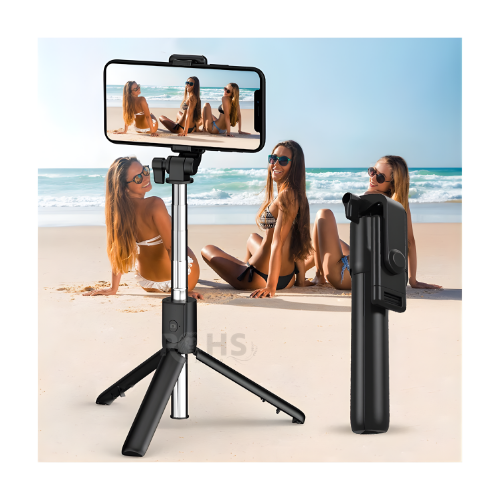 PACK 2 SELFIE STICK TRÍPODE 3 EN 1 XT-02 CON CONTROL REMOTO BLUETOOTH SOPORTE AJUSTABLE PORTÁTIL - 6