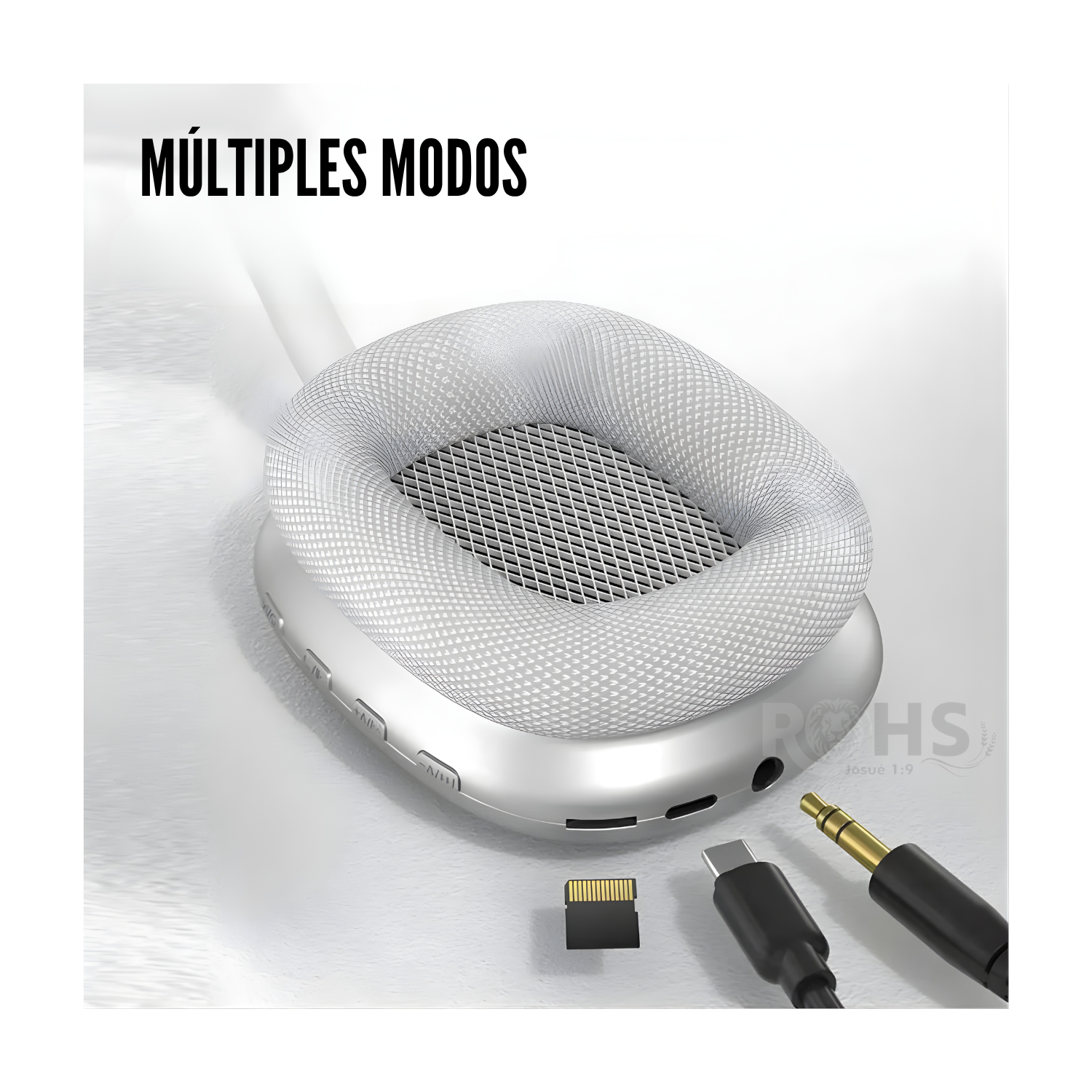 Audífonos Bluetooth Inalámbricos P9 Con Micrófono Blanco - 4