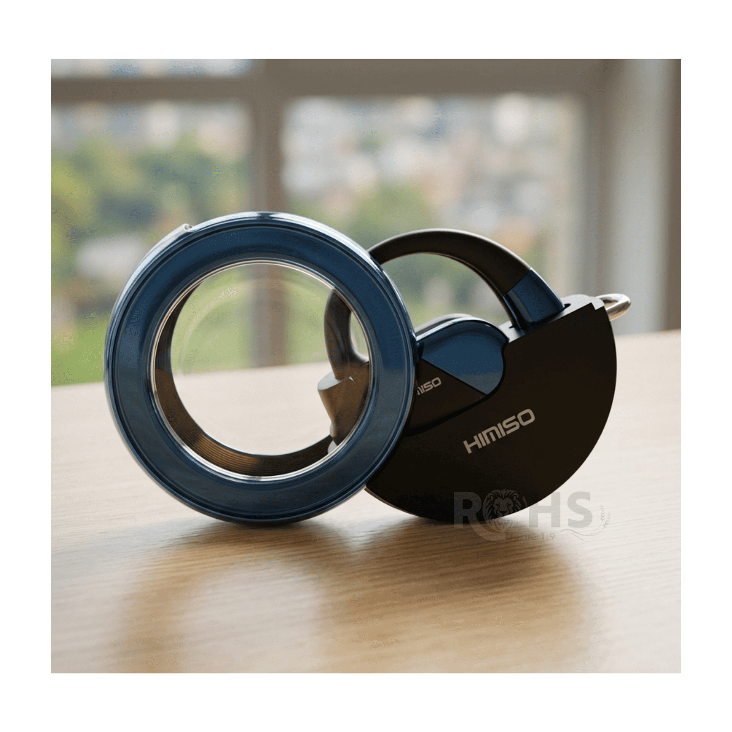 AUDÍFONOS BLUETOOTH INALÁMBRICOS KIMISO KMS-E01 CON ENC Y MICRÓFONO SONIDO ESTÉREO AZUL - 2