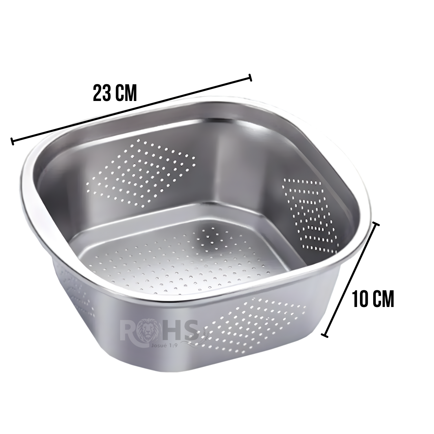 ESCURRIDOR DE ACERO INOXIDABLE 24 CM PACK DE 2 PARA COCINA - 4