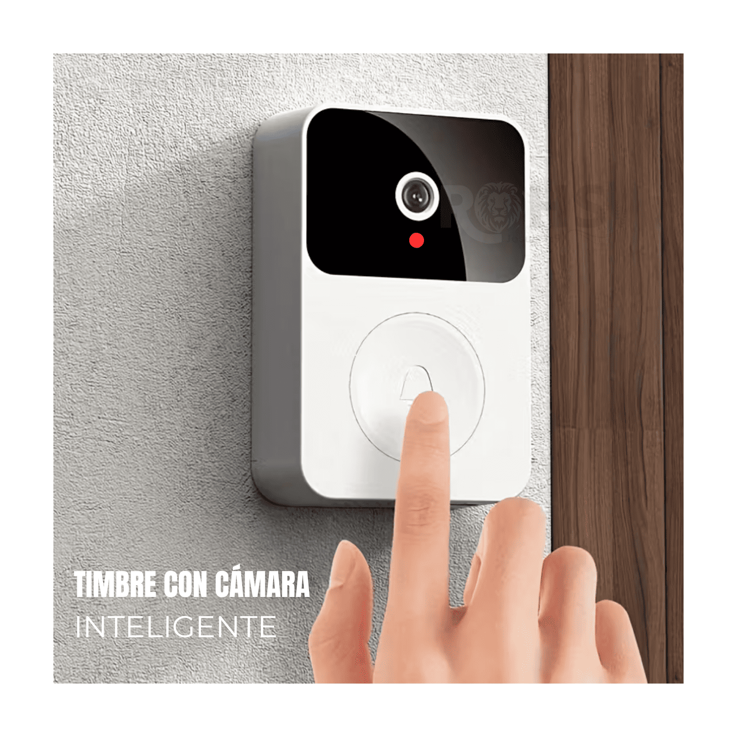 TIMBRE INTELIGENTE CON CÁMARA WIFI 180° CON VISIÓN NOCTURNA AUDIO BIDIRECCIONAL Y DETECCIÓN DE MOVIMIENTO - 1