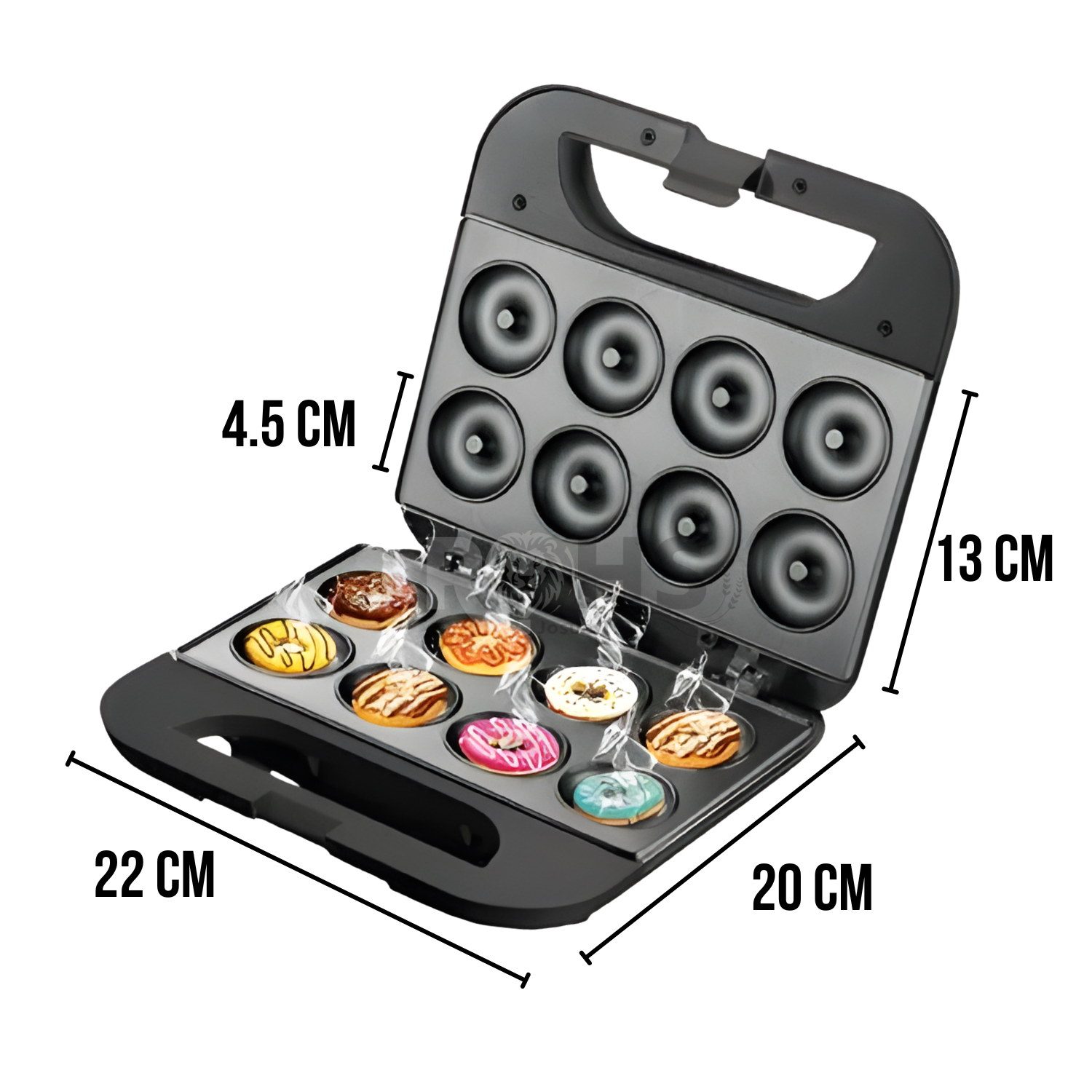 MÁQUINA PARA DONAS RAF 850W ANTIADHERENTE ELÉCTRICA - 4