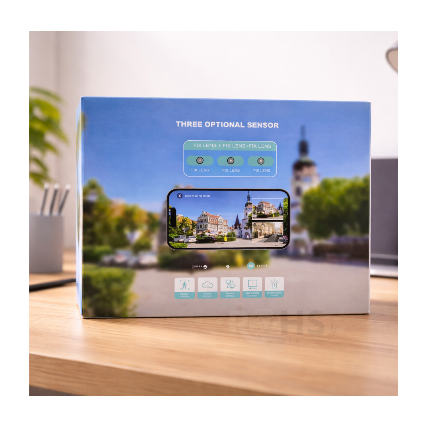 CÁMARA DE SEGURIDAD PULPO WIFI EXTERIOR 3 LENTES 3K CON VISIÓN NOCTURNA 360° - 6