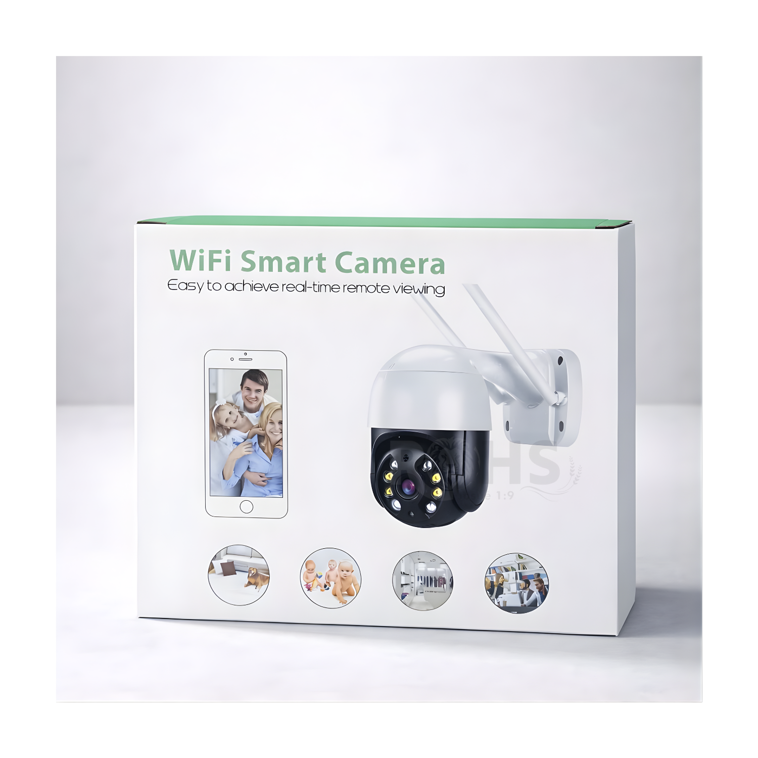 PACK 2 CÁMARAS DE SEGURIDAD WIFI EXTERIOR 360° 1080P CON VISIÓN NOCTURNA AUDIO BIDIRECCIONAL Y DETECCIÓN DE MOVIMIENTO - 6