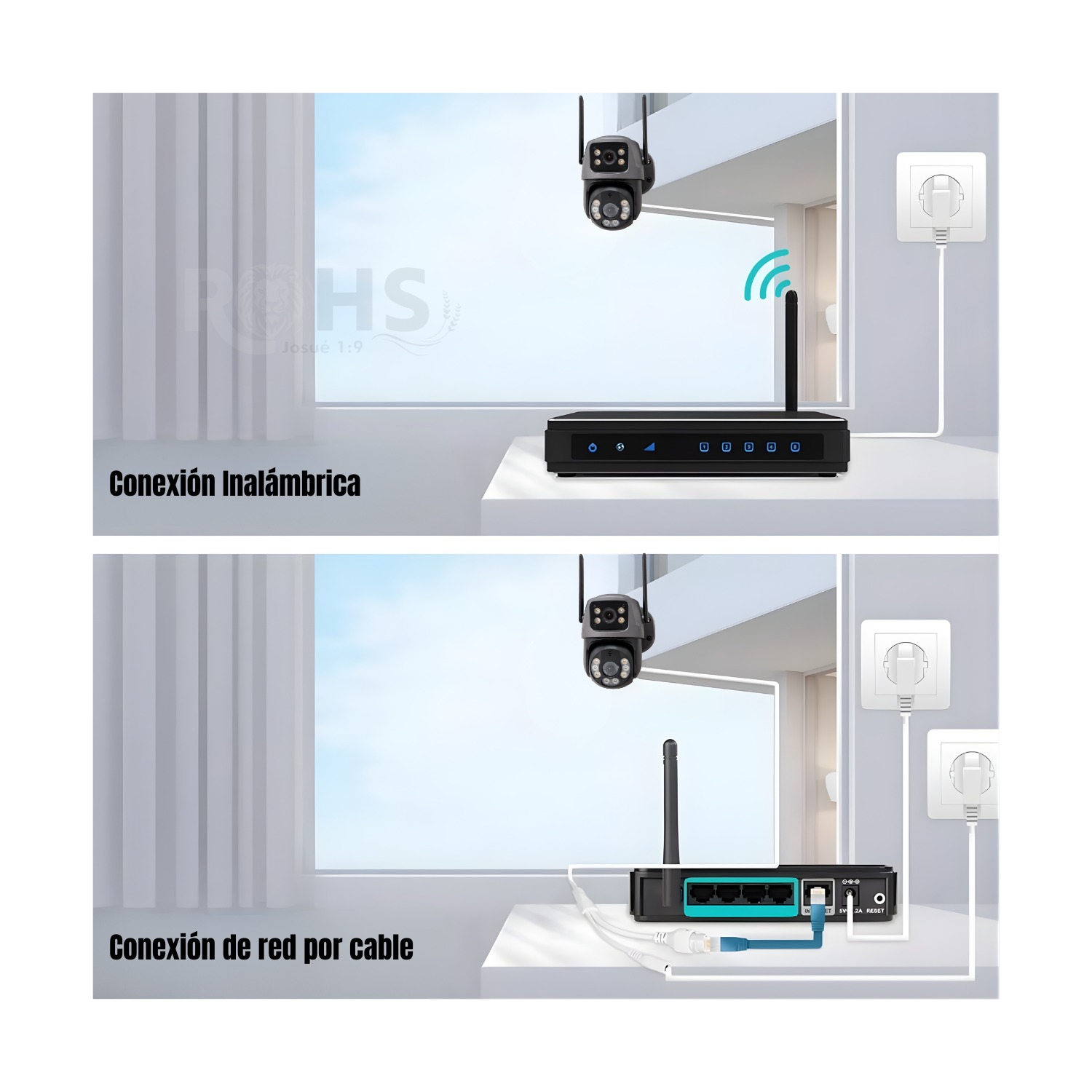 CÁMARA DE SEGURIDAD WIFI PARA EXTERIOR CON DOBLE LENTE, ZOOM 8X Y MONITOREO 360° - 3