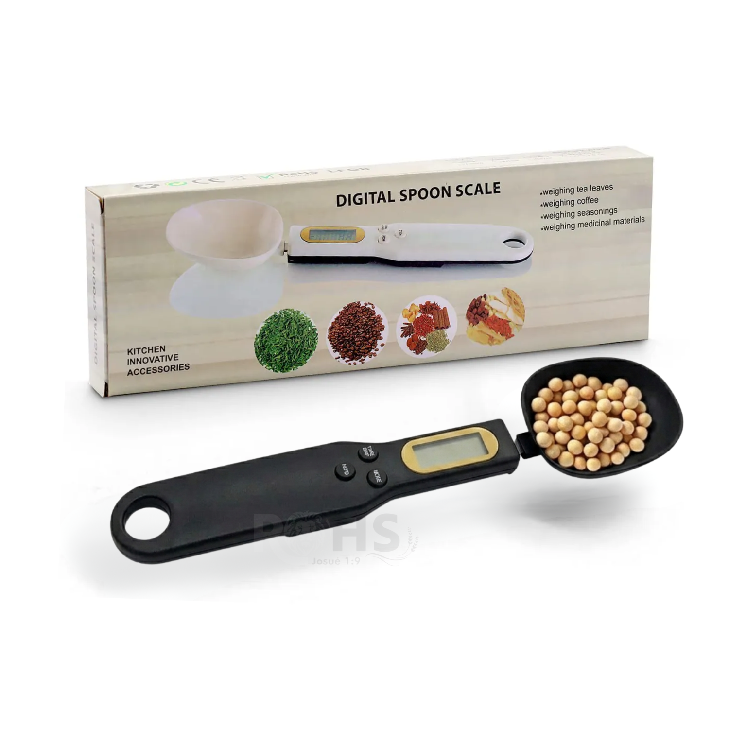 PACK 2 PESA GRAMERA CUCHARA ELECTRÓNICA DE COCINA - 5