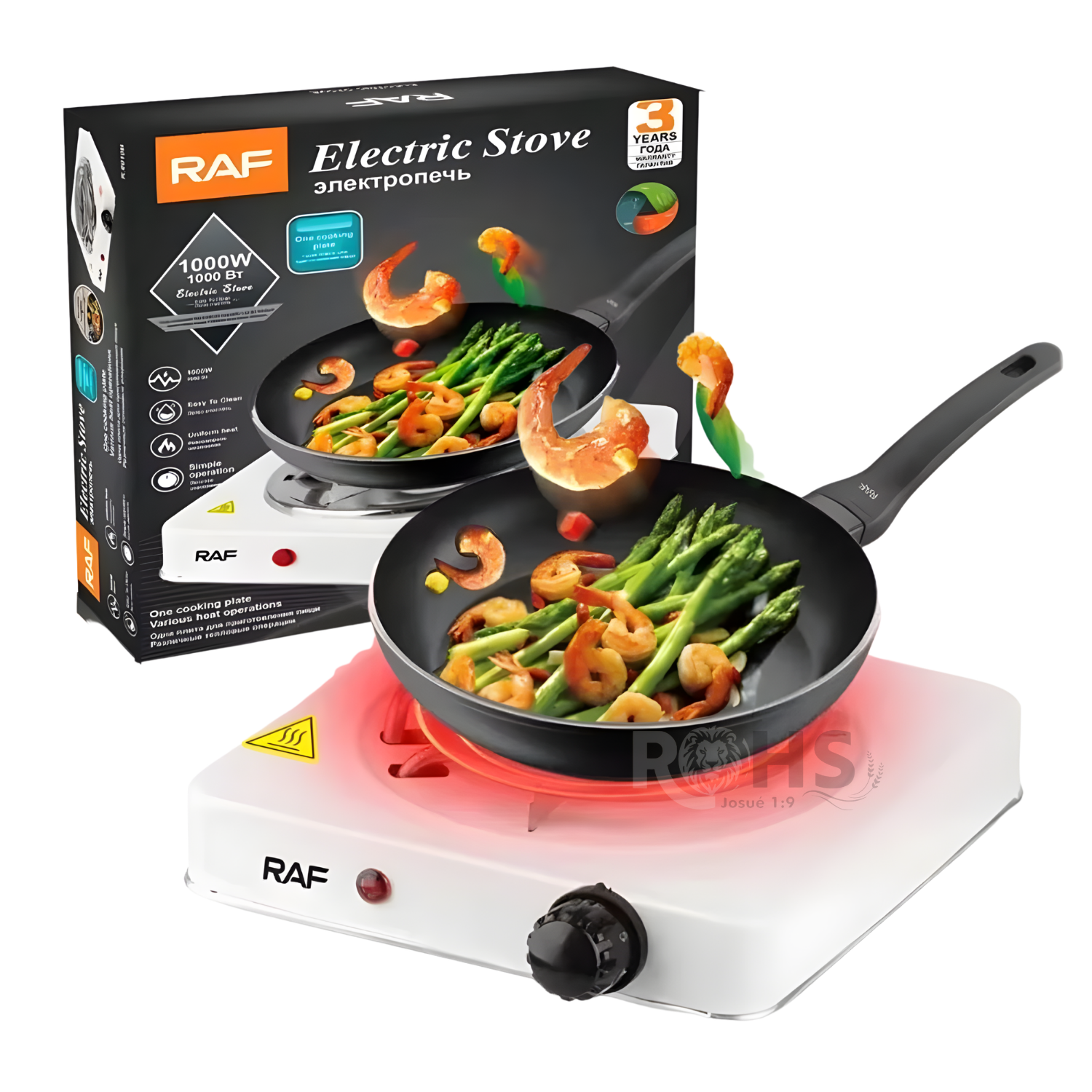 COCINA ELÉCTRICA PORTÁTIL DE FÁCIL USO - IDEAL PARA TODO LUGAR - 1