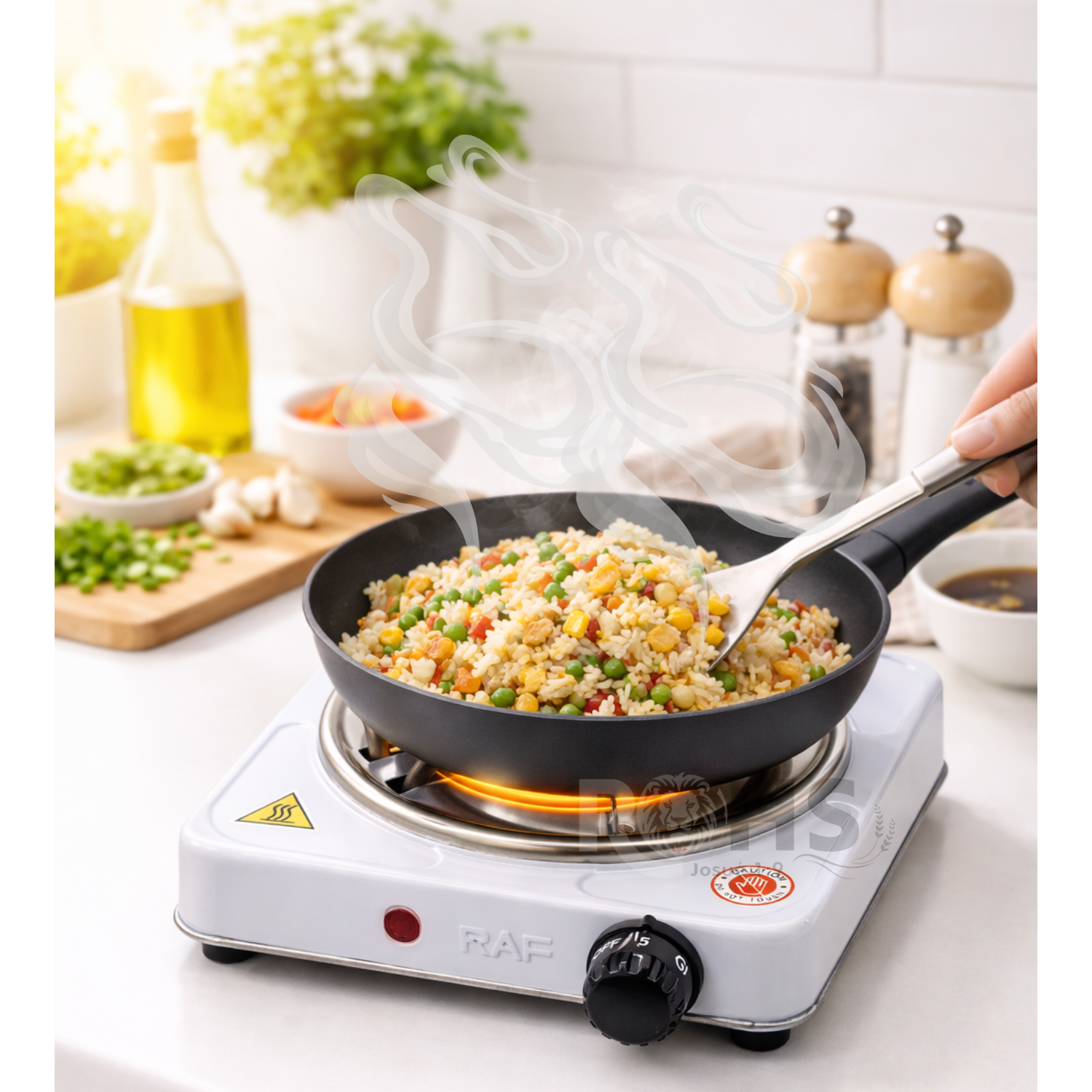 COCINA ELÉCTRICA PORTÁTIL DE FÁCIL USO - IDEAL PARA TODO LUGAR - 4