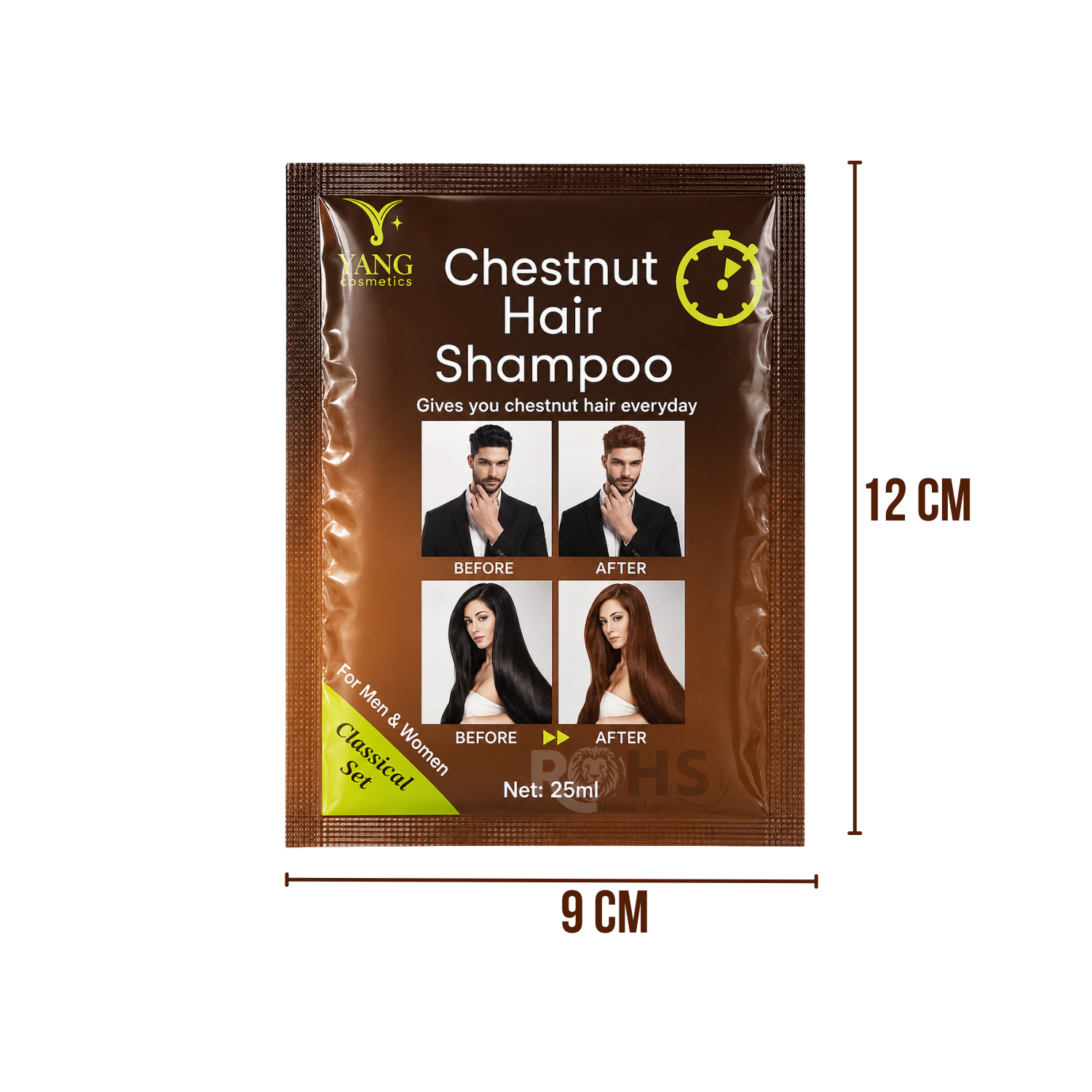 SHAMPOO PARA TEÑIR CABELLO COLOR MARRÓN - 5