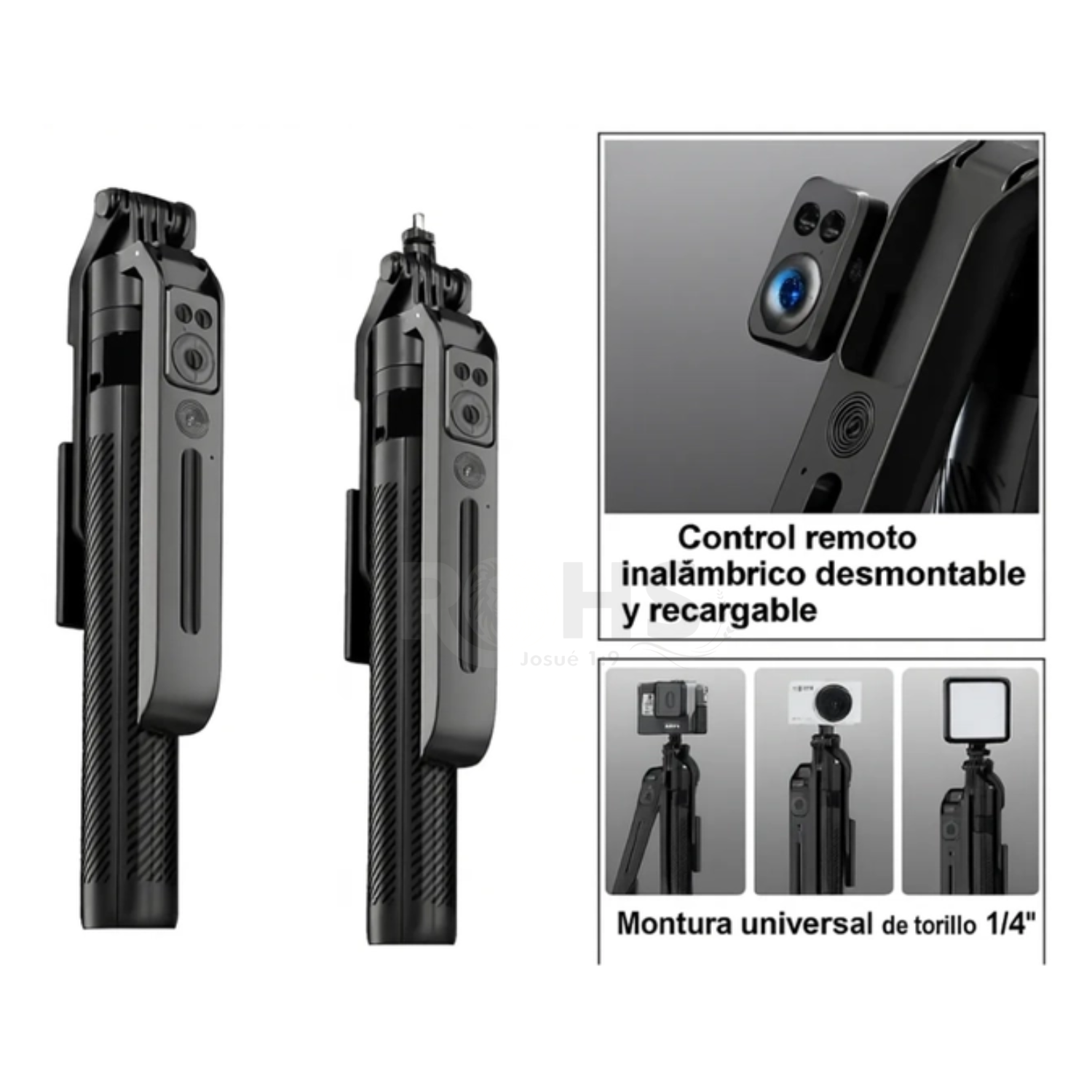 TRÍPODE CON SENSOR DE MOVIMIENTO Y ROTACIÓN 360° - 4