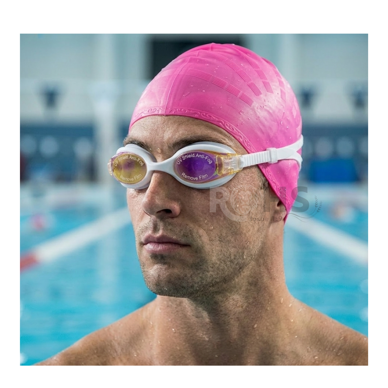 KIT DE NATACIÓN GORRO Y LENTES DE PISCINA UNISEX AJUSTABLE - 4