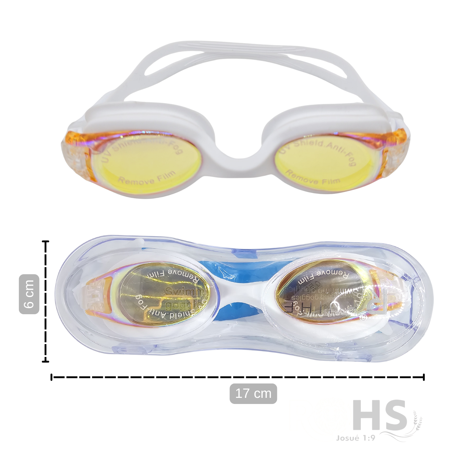 PACK GORRO Y LENTES DE PISCINA UNISEX AJUSTABLE - 3