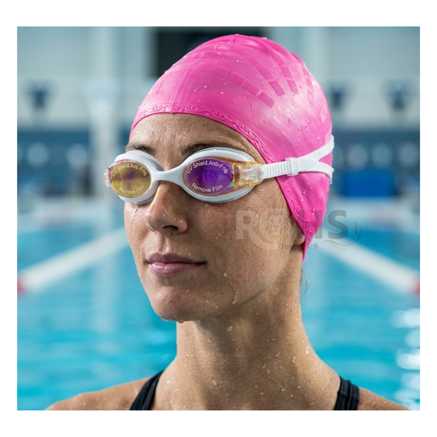 PACK GORRO Y LENTES DE PISCINA UNISEX AJUSTABLE - 4