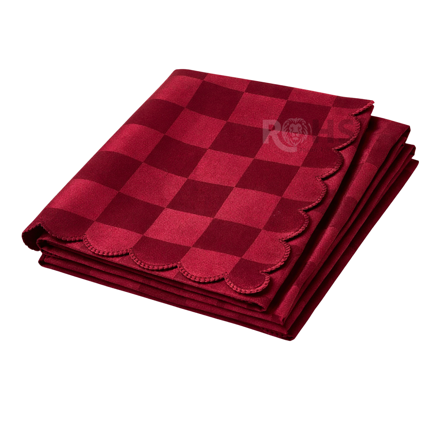 MANTEL DE MESA ROJO 140 X 220 CM DECORATIVO PARA COMEDOR Y REUNIONES - 3