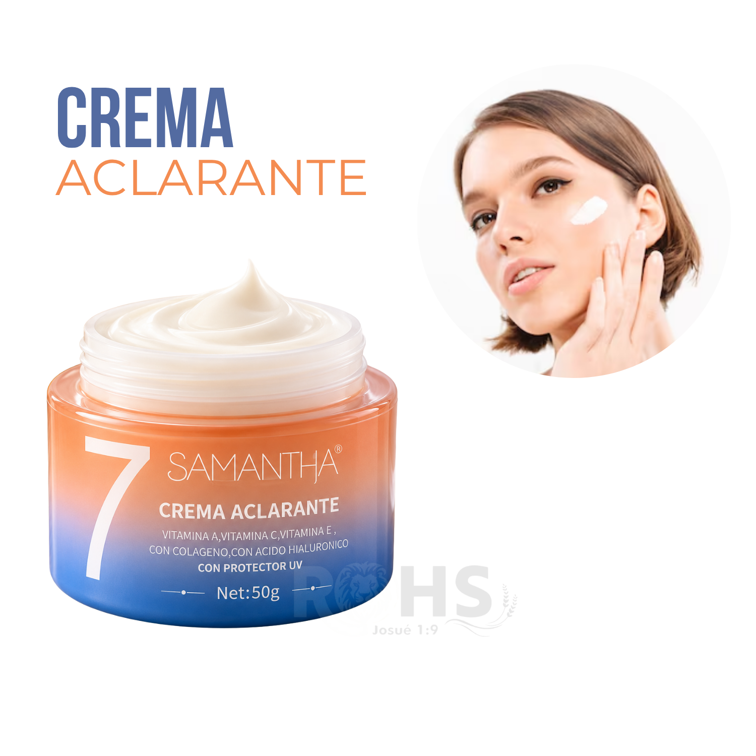CREMA ACLARADORA FACIAL Y CORPORAL SAMANTHA - PIEL UNIFORME - 1