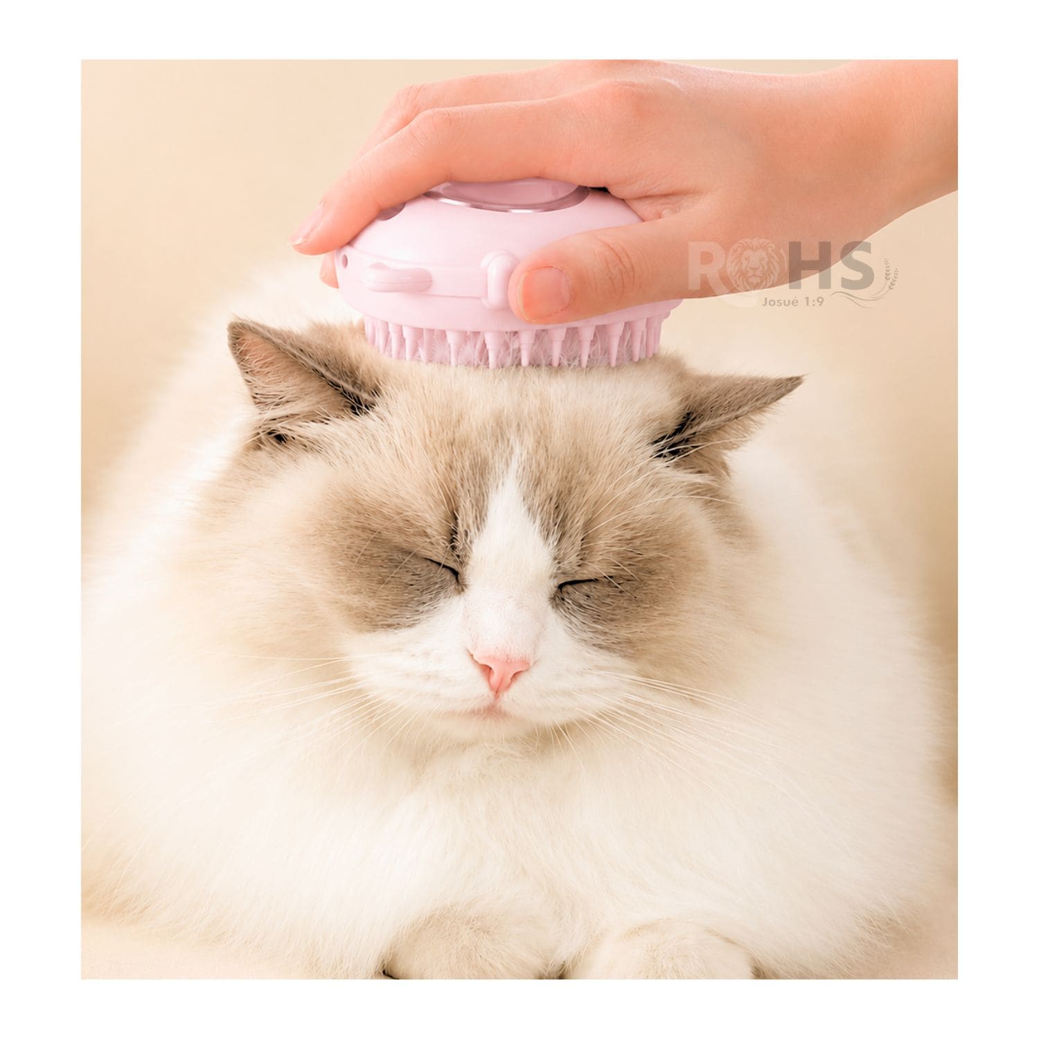 CEPILLO INTERACTIVO ROSADO PARA GATOS 2 EN 1 CON LÁSER DE JUEGO Y CEPILLADO - 7
